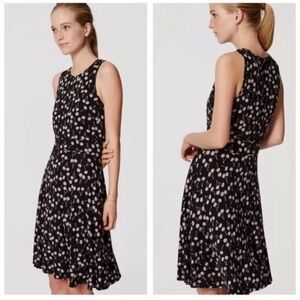 🍒👠 Loft Lavender Cherry Dress Size 8 👠🍒